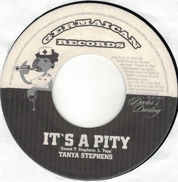 

7inch Record TANYA STEPHENS NOSLIW Its A Pity Nur Dabei GR070052 Germaican Recor 2002 Jamaica Reggae Ska Dub Used