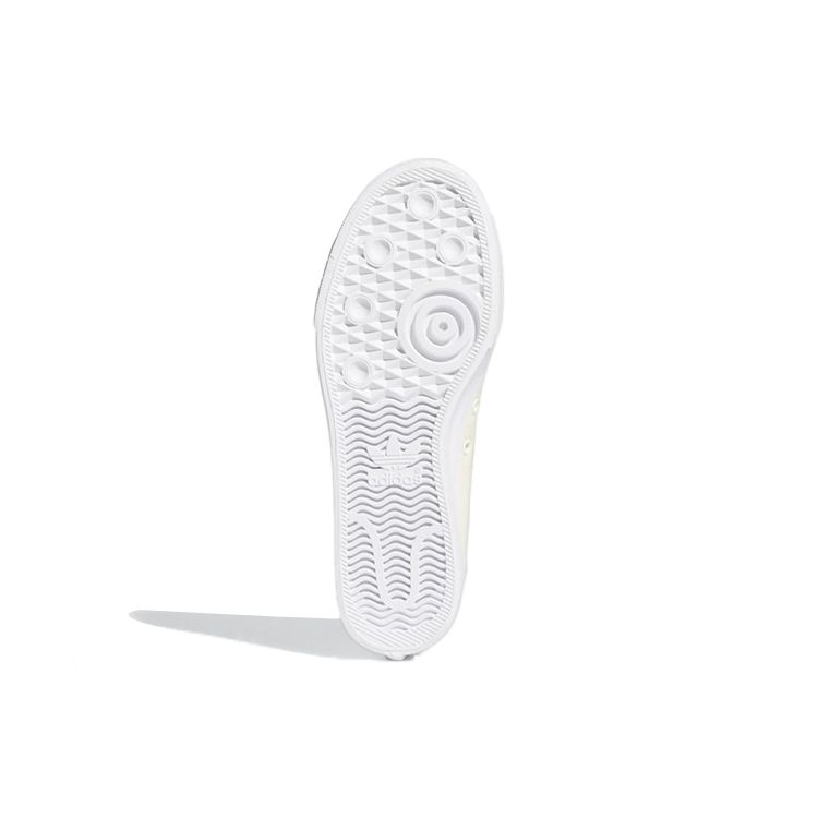 Adidas Originals Nizza Trefoil Canvas Slip-Resistant Durable Lightweight Low-Top Skate Shoes Women Sneaker Cream FX9009