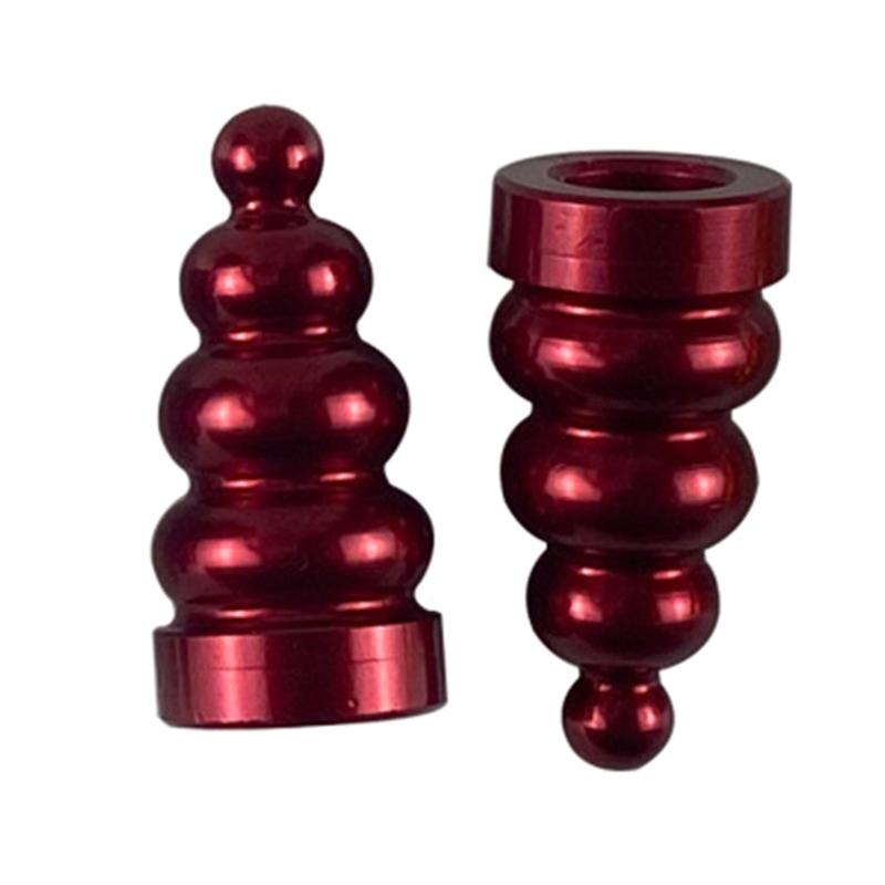 Tire Valve Stem Caps Aluminum Tire Valve Caps Set Universal Stem Covers for Car Trucks Motorbikes SUVs & Bikes 4-Piece