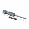 1/4\'\' Hex Screwdriver Bit 1pc 2.0-6.0mm 50mm Blue
