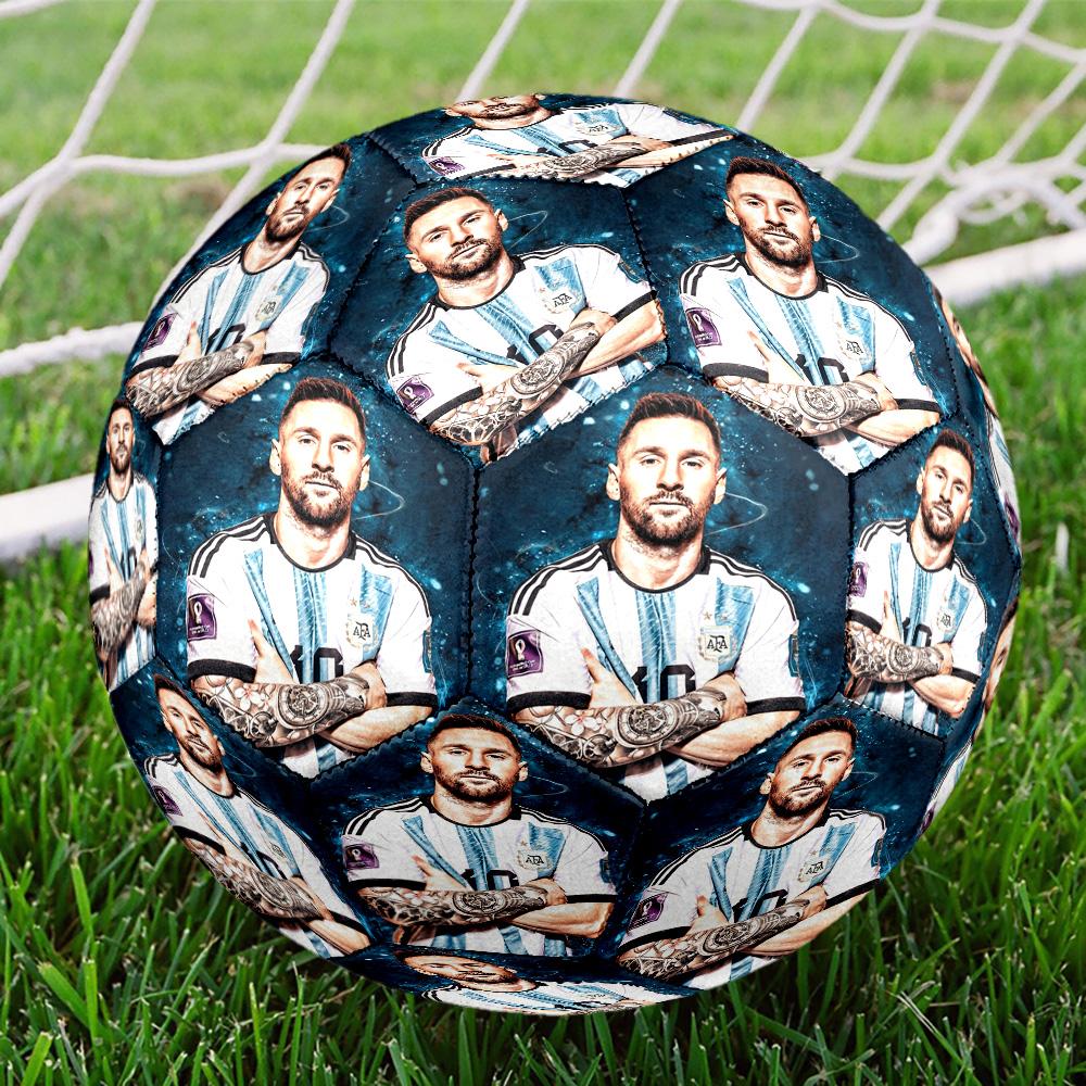 Messi 10 Number World Cup Champion Size 5 Soccer Ball Machinestitched Indooroutdoor Universal Football Ideal For Soccer Enthusiasts