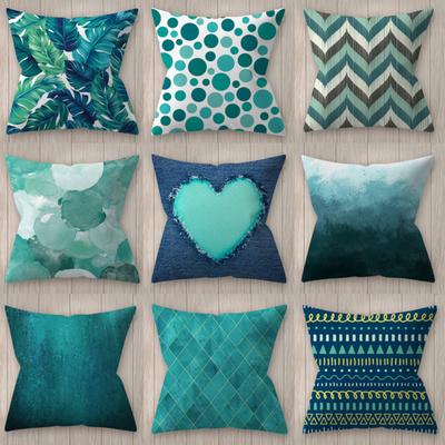 Talos Leaf Dot Heart Plaid Throw Pillow Case Cushion Cover Sofa Bed Car Cafe Decor