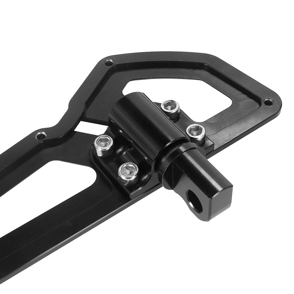 Motorcycle Passenger Floorboard Aluminum Rear Pedal Footpegs Footboard For Harley Touring FLHR Street Electra Glide FLTR Softail