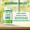 Organic Spirulina Capsules, Chlorella Supplement, 1800 Mg, Energy Booster, Immune System Booster