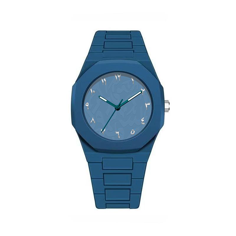 Middle Eastern popular sports watches for men and women dopamine quartz watches niche fashion waterproof stainless steel