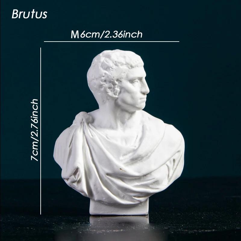 Scultura Moderna Tavolo Mini Ornamento Mitologia Greca Statua in Gesso David Figura in Resina Gesso Disegno Pratica Artigianato Decorazione