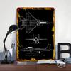 McDonnell Douglas 5E Printed Poster Customized Wall Art Retro Vintage Metal Tin Signs for Aesthetic Room Decor Men Man Cave Home