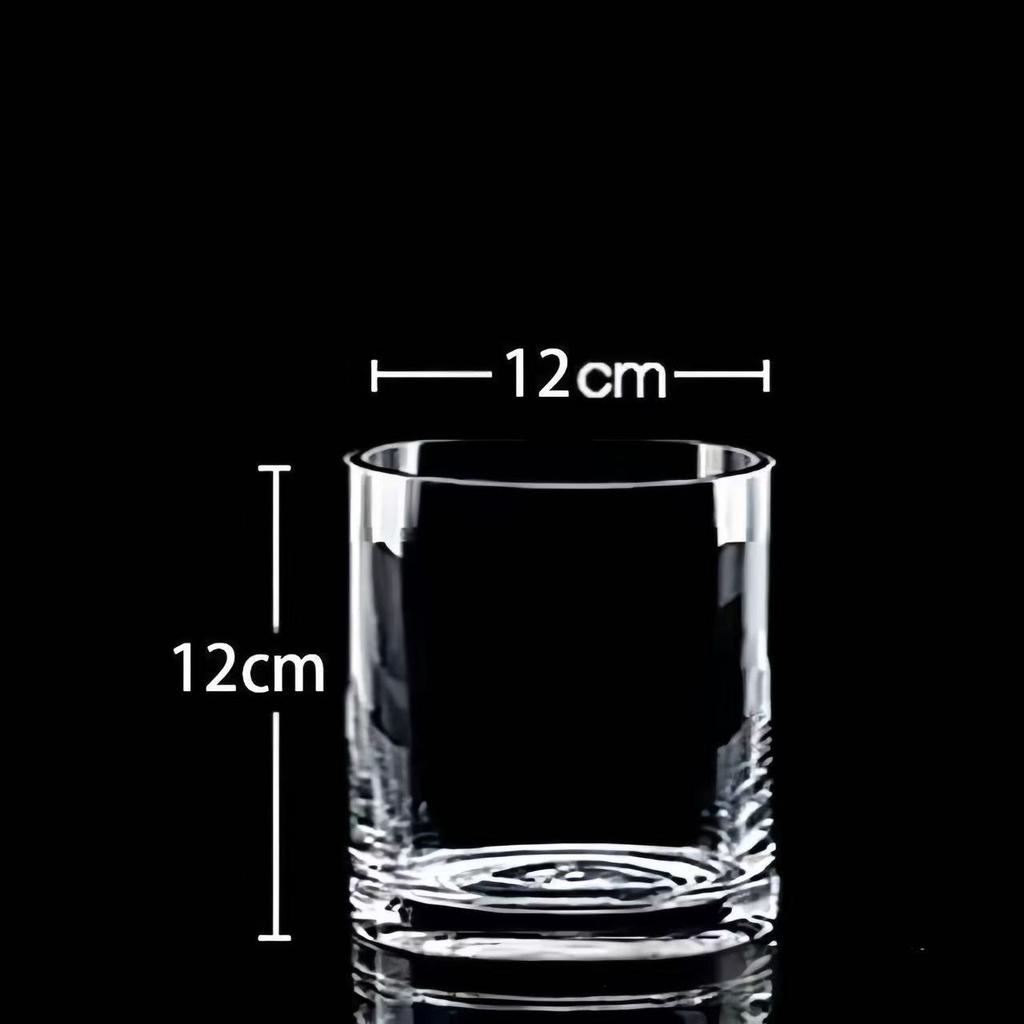 Transparent Glass Flower Vase & Hydroponic Container - Floor Ornament