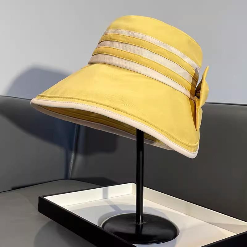 Sonnenhut Damen Fischerhut Gesichtsschutz vielseitig Frühling und Sommer UV-Schutz Schirm Reise Sonnenschutz Eimerhut