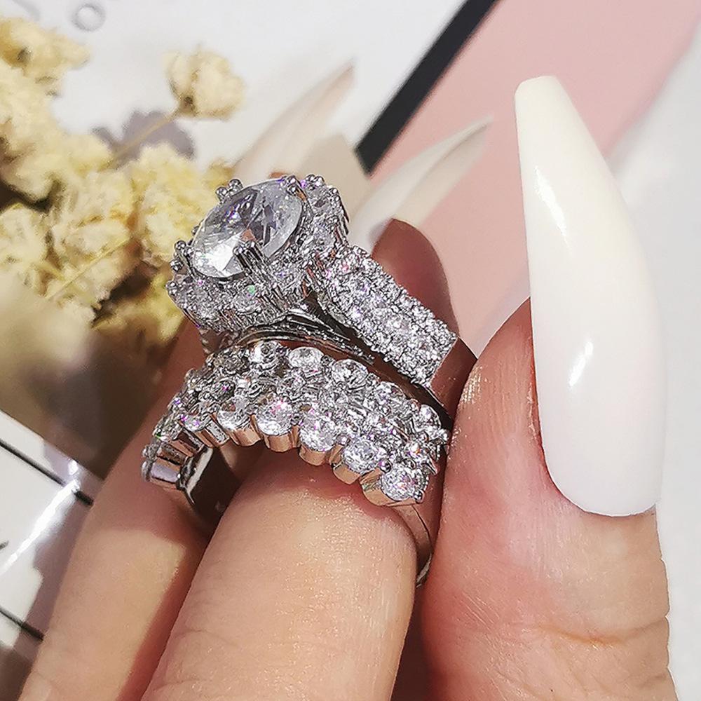 Women's Micro-Paved Diamond Combination Ring