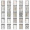 Chair Exercise Poster Seated Workout Chart Gentle Chair Yoga Movements Low Impact Exercise Guide for Seniors Beginners