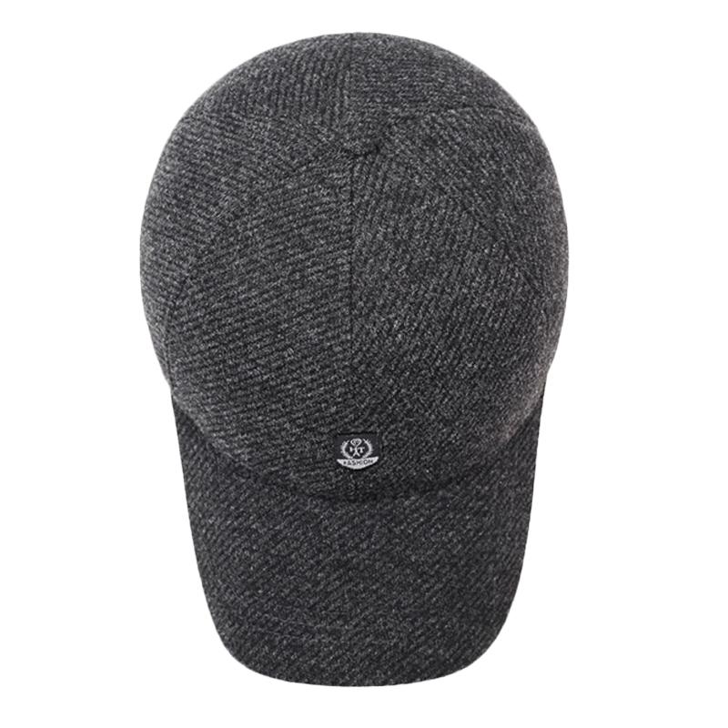 Podzimní zimní teplá bavlněná čepice pánská větruodolná chladuodolná ochrana sluchu vlněná baseballová čepice venkovní sportovní čepice