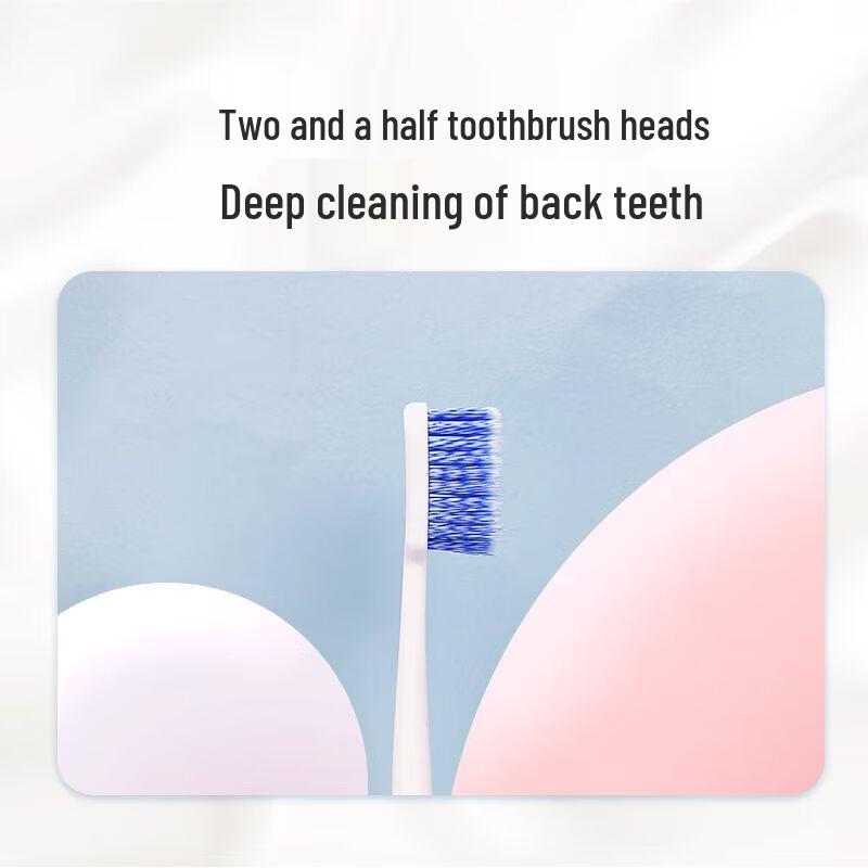 YIFUYIJING Spiral Soft-Bristle Toothbrush 5-Pack