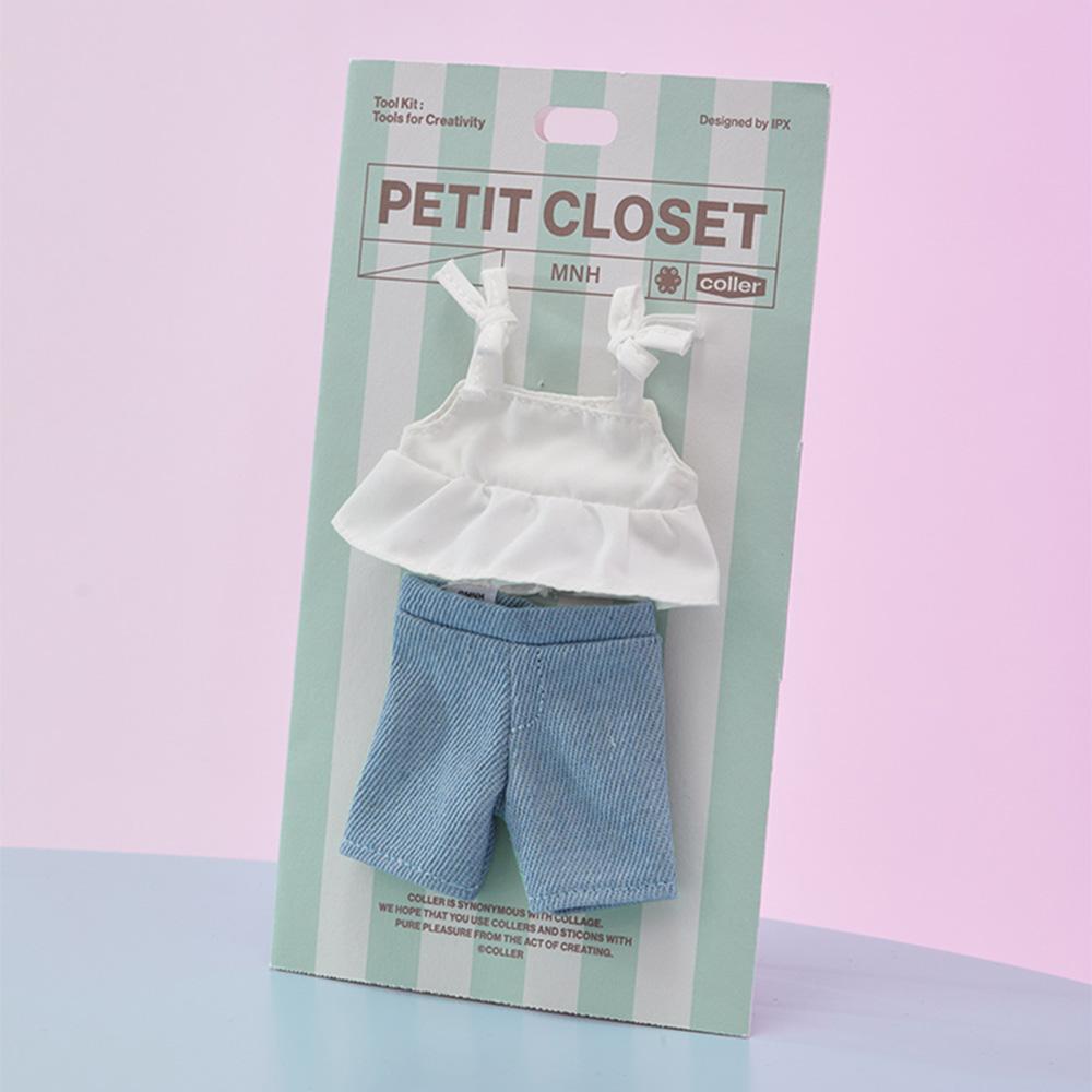 MNH 25 FW Petite Closet Flare Top & Denim Doll Outfit Set