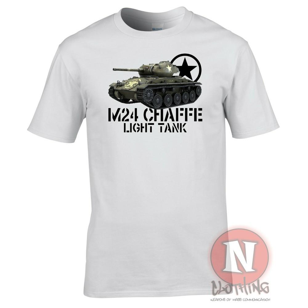 M24 Chaffe Light Tank TShirt Military Ww2 DDay History Us Army Wwii Wot 2XL