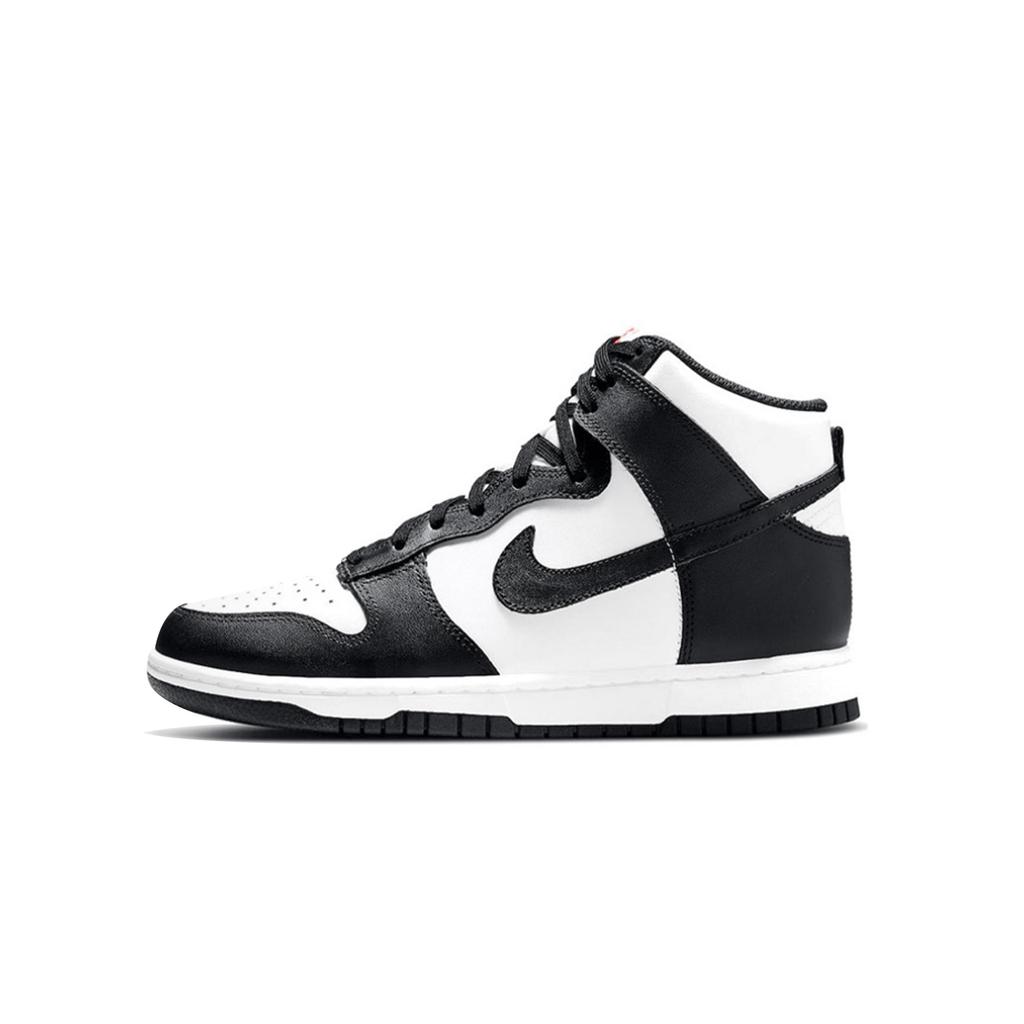 Nike Dunk Chicago, Classic Abrasion Resistant High Top Skateboard Shoes Women's Black White Red DD1869-103(Team1274-)