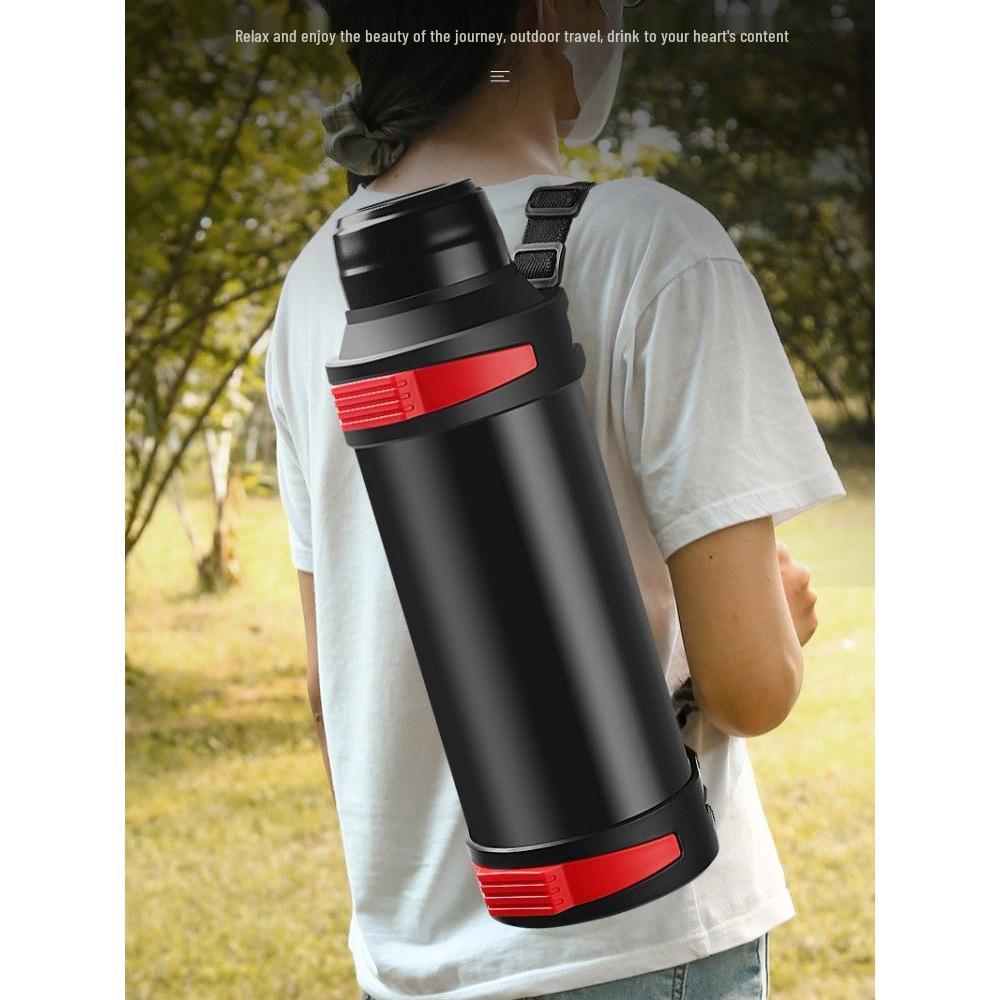 304 Stainless Steel 5L Thermos Flask - Large Capacity, Portable for Men & Women, Outdoor Car Use, Household Hot Water Bottle