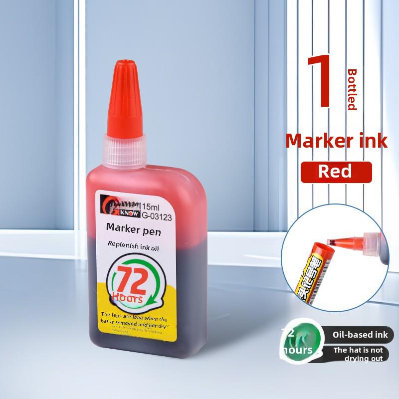 Jin Wannian 45mm Long-Head Refillable Waterproof Marker Pen for Deep Hole Woodworking and Construction.