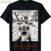 Funny Reindeer Selfie Christmas T Shirt Vintage Designer Clothes Casual Top For Everyday Wear Fashion Breathable Stylish