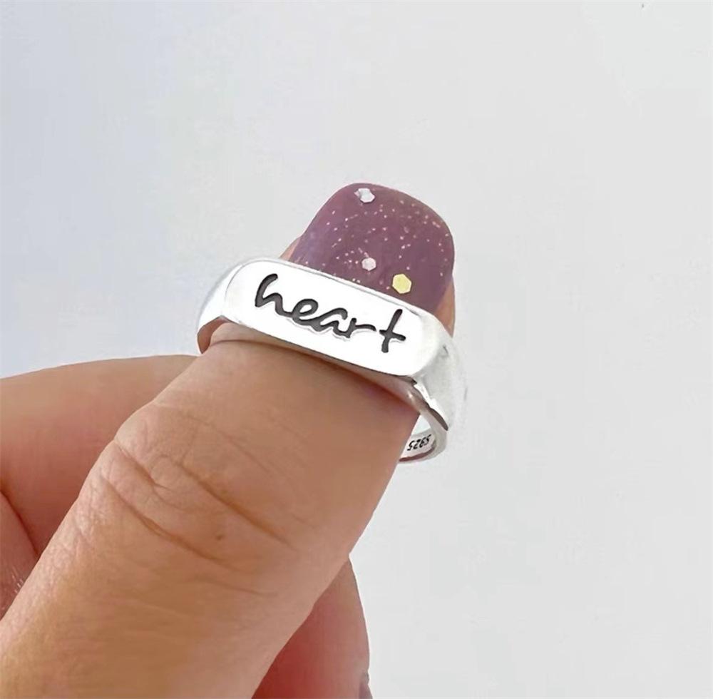 

Korean version of the design double-layer ring, female personality index finger ring, open ring.
