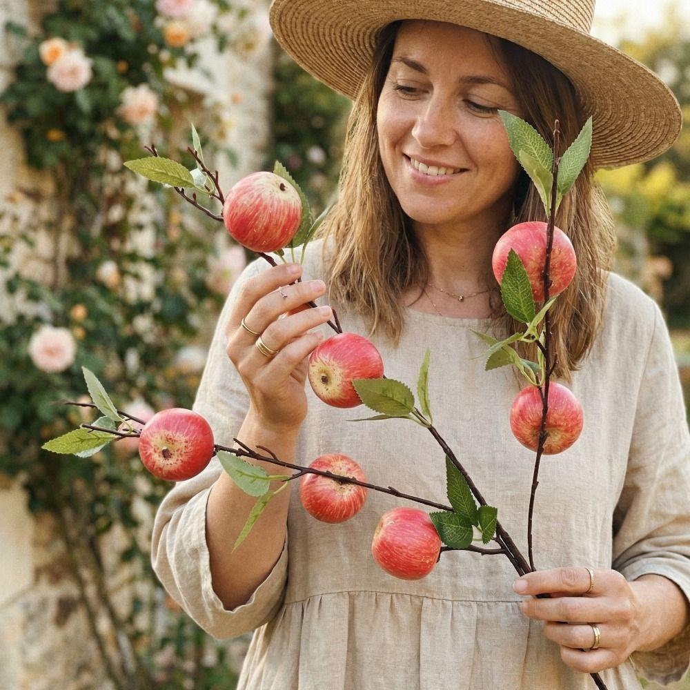 7 Fruit Artificial Fruit Branches Realistic Plastic Fruit Ornaments Fake Plants Flower Arrangement