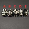 Ethnic Style Dzi Agate Prayer Beads Necklace