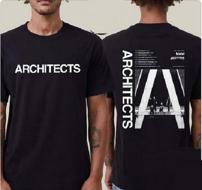 Architects Frühling EU Tourdaten 2025 Artwork Zwei Seiten Unisex T-Shirt.