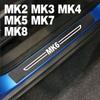 Auto Door Sill Protective Stickers For Volkswagen VW Golf 7 4 5 6 3 2 8 MK4 MK6 MK7 MK5 MK3 MK2 MK8 Car Anti-Scratch Accessories