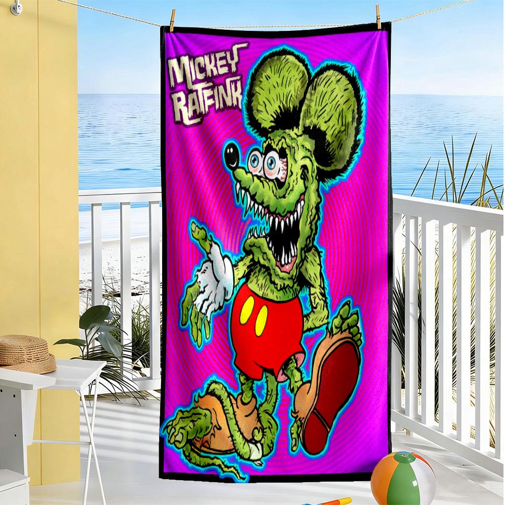Christmas Grinch Gifts Soft Beach Towel Lightweight Summer Vacation Towel Fashion Lovers Wedding Party Gift