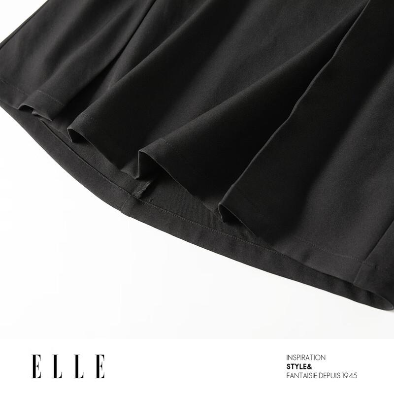 ELLE French Halter V-Neck A-Line Mini Dress