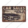 Vintage Route  Metal Sign Retro Garage Wall Art Decor xcm
