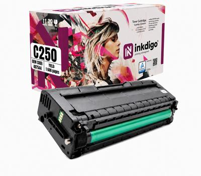 Inkdigo Toner 407544 Compatible with Ricoh Aficio SPC250 SPC250e SPC250 TÜV Certified