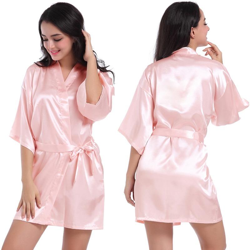 Plus Size Women's Summer Solid Color Thin Sexy Short Cardigan Pajamas