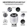 2025 Auto Neu Honda 1 Stück USB Auto LED Licht Auto Innenraum Ambiente Licht Emblem Für Honda Jazz City Civic Inspire Accord FIT HRV
