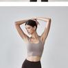 Chic Women's Halter Push-up Sport Bra Top - Waist-Cinching Yoga & Pilates Outerwear