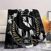 Collingwood Magpies  Print Flannel Blanket, High quality Comfortable for All Seasons, Home Decor, Warmth and Comfort