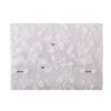 White Rose Frosted Snowflake Mooncake Pastry Heat-Seal Bag 