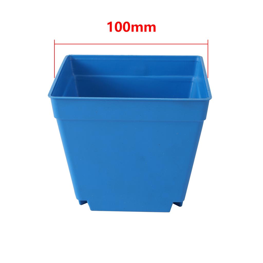 Mini Square Flower Pots Colorful Succulent Seedling Trays Plastic Nursery Planters DIY Plant Grow Boxes Garden Home Office Decor