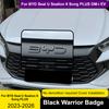 Für BYD Seal U Sealion 6 Song PLUS DM-i EV Auto Vorne Hinten Schwarzes Emblem Schwarzer Krieger Auto Modifikation Dekoration Zubehör
