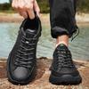 Herren Lederstiefel Handgefertigt Outdoor Sneaker Stiefeletten für Herren Freizeitschuhe Arbeitsschuhe