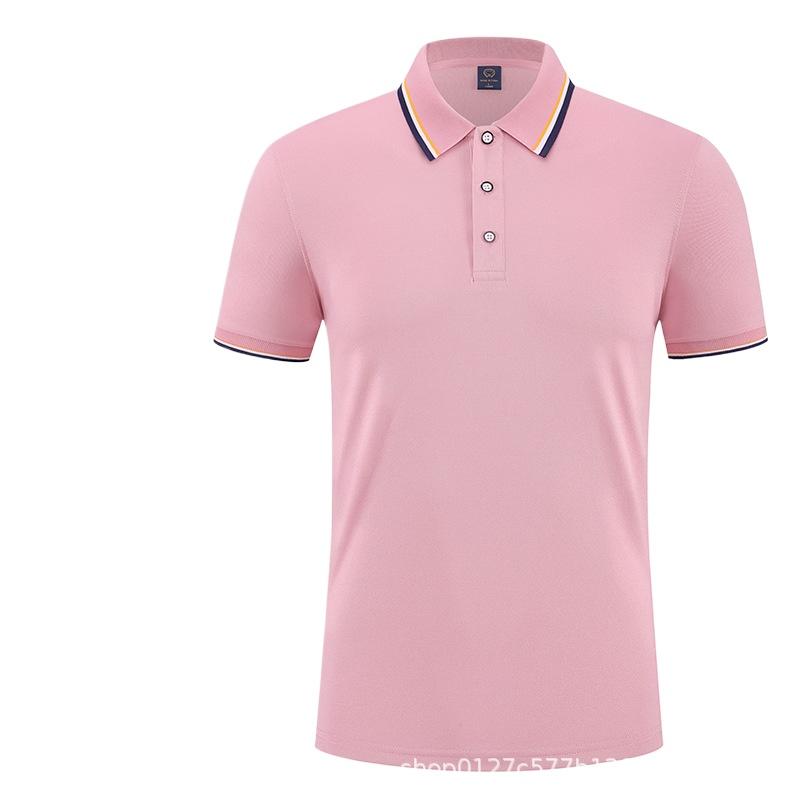 Women Summer Polo Shirt Ice Silk Short Sleeve Workwear T-shirt Ladies Training Casual Teacher's Clothing