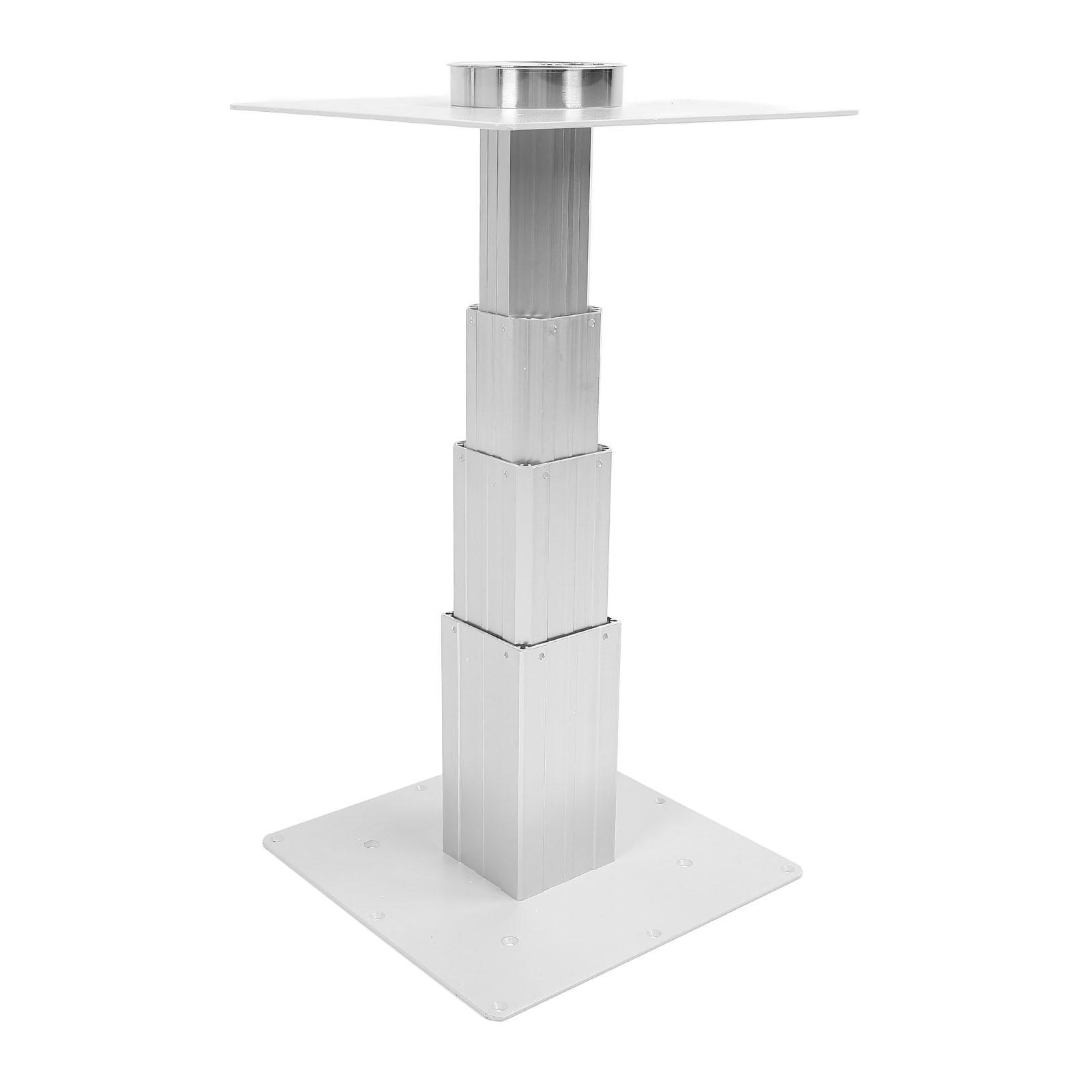 

От 250 до 650 мм Ножка стола для дома на колесах, регулируемая по высоте вручную, сверхпрочная, из алюминиевого сплава, подставка-ножка для основания стола