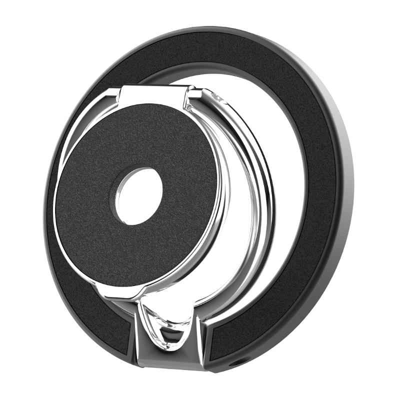 Doppelseitiger MagSafe Handyhalter Magnetischer Handyringhalter Aufsteller Magnetgriff für iPhone 16 15 14 13 Android Fitnessstudio Autohalter