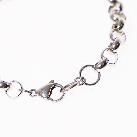 Jbans Classic Surgical Steel Bl8 Chain Bracelet (C1902-Ac498Sv)