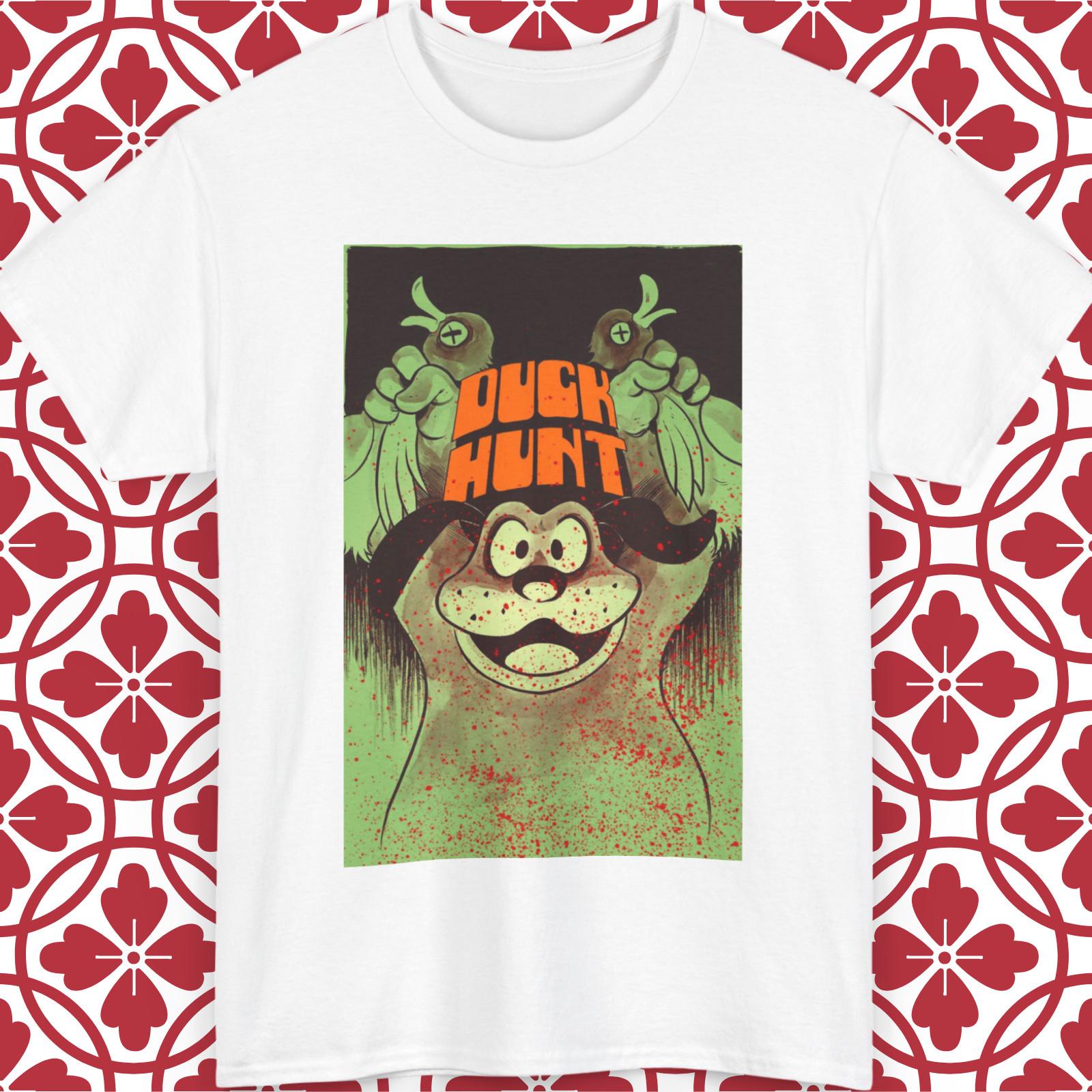 

Duck Hunt T-Shirt Mens Womens Tees Top Retro Vintage Video Game All Sizes Gift Unisex 3XL
