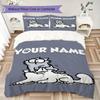 Benutzerdefiniertes Namens-simon's Katze Bettwäsche, Steppdecken-Set Bettbezug Kissenbezug Zuhause Geburtstagsgeschenk(1 Bettbezug + 2 Kissenbezüge, ohne Füllung)_xia