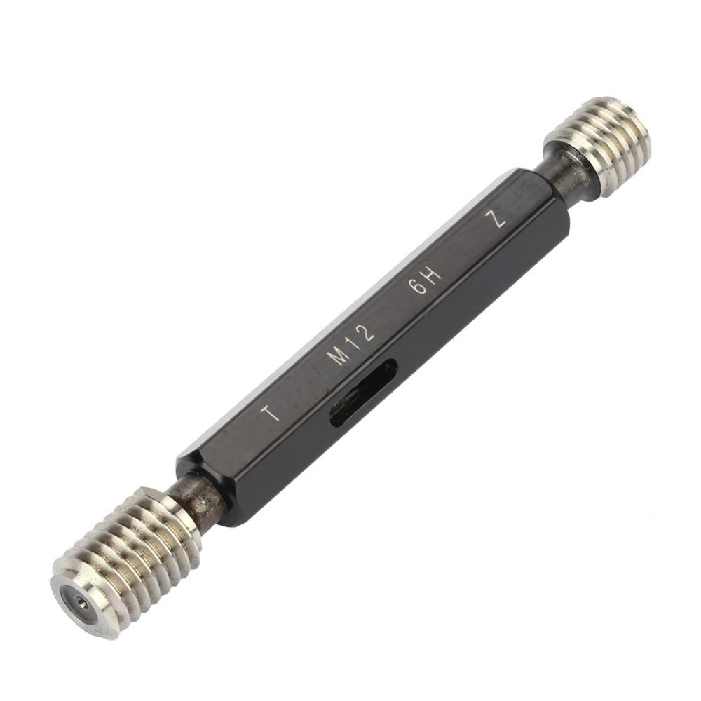 Double Ends Thread Plug Gauge 6H Tolerance Steel Gage Thread Plug  For Thread Measurement