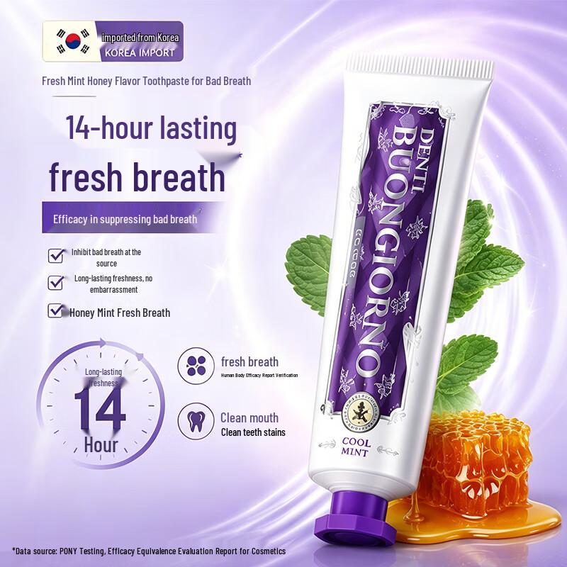 DENTI BUONGIORNO Honey Mint Fluoride Toothpaste