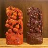 Karin Five Blessings Solid Wood Gourd Ornament - Large Rosewood Home Decoration Gift