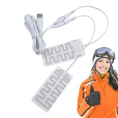 USB Klädvärmare Pad Elektriska Handskar Värmedyna Vinter Elektrisk Värmefilt Värmande Värmekudde För Väst Jacka